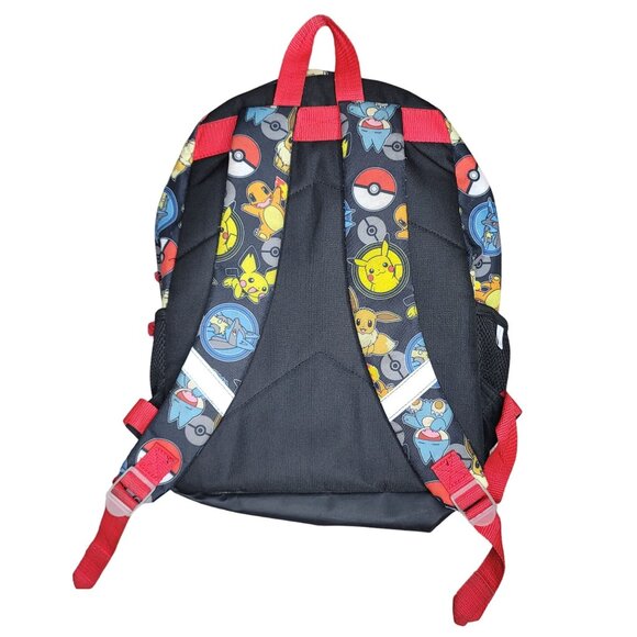 Pokemon Kids Backpack With Adjustable Straps & Pokeball Design Pikachu - Picture 4 of 6